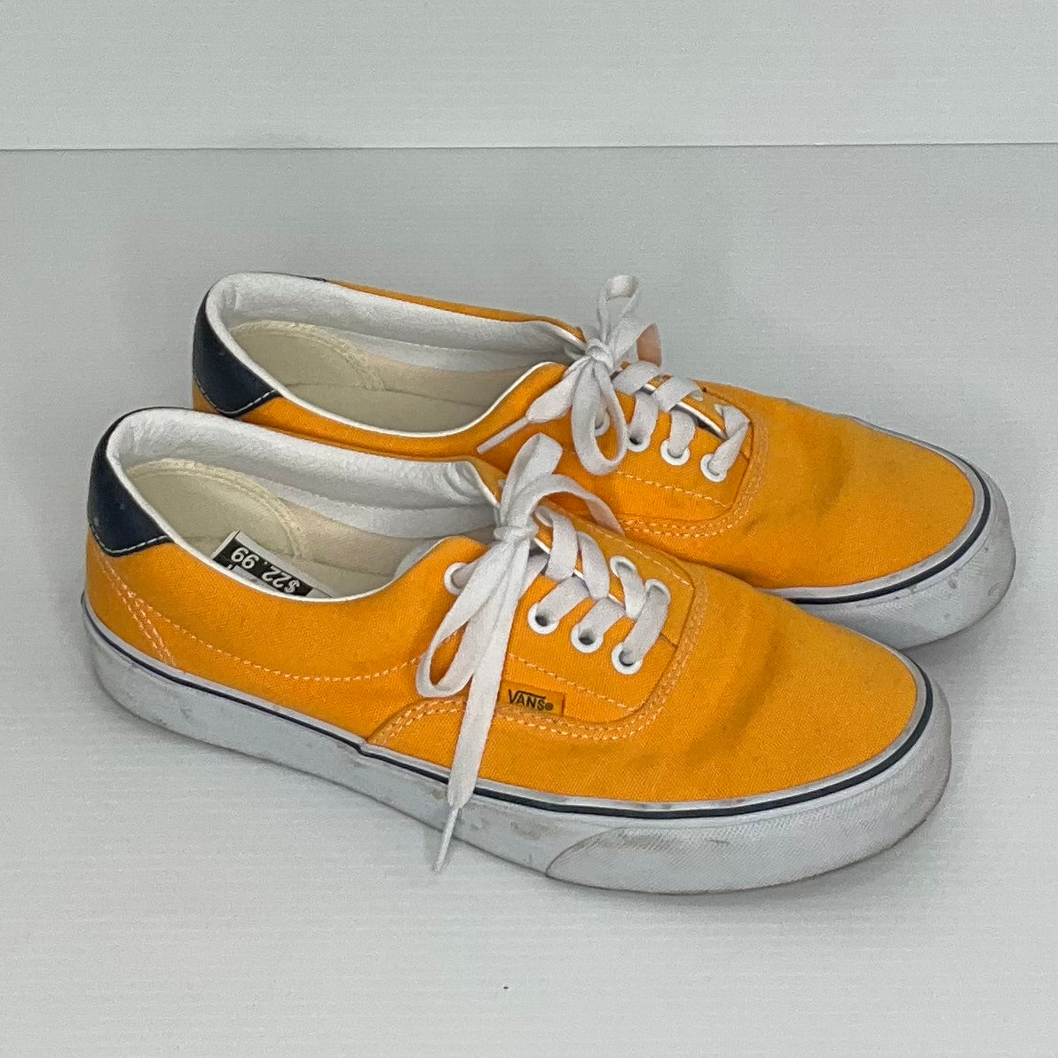 Orange Shoes Sneakers Vans, Size 10.5