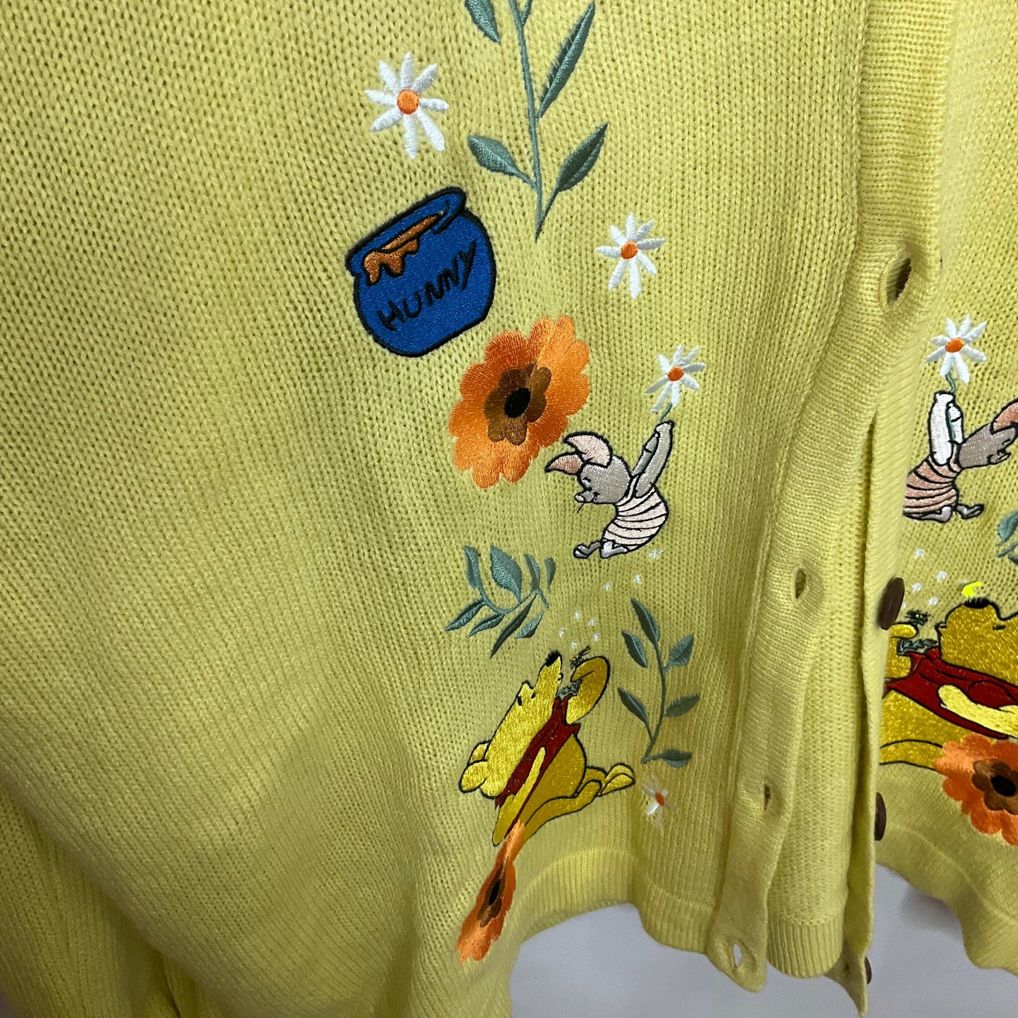 Yellow Sweater Cardigan Disney Store, Size 4x