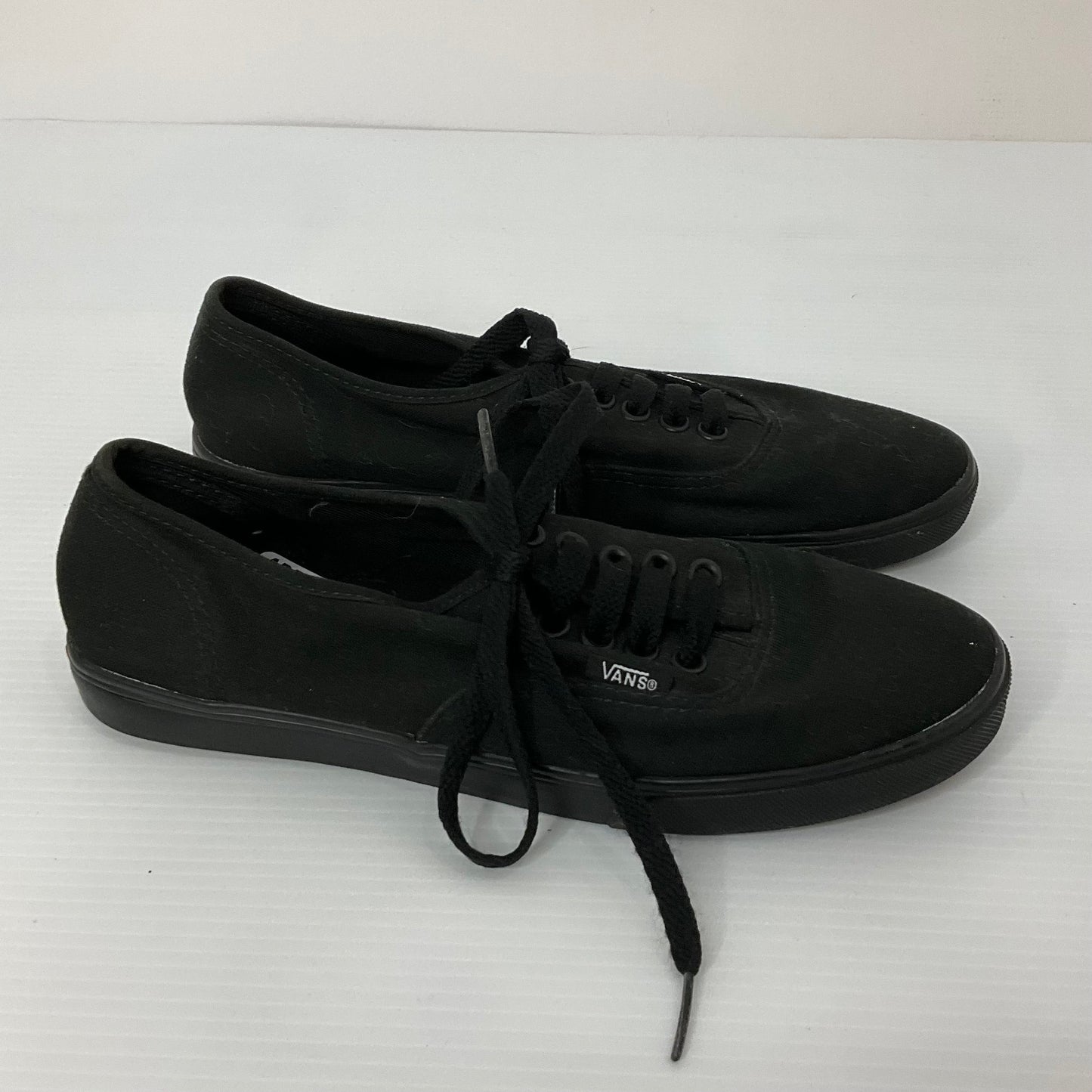 Black Shoes Sneakers Vans, Size 6.5