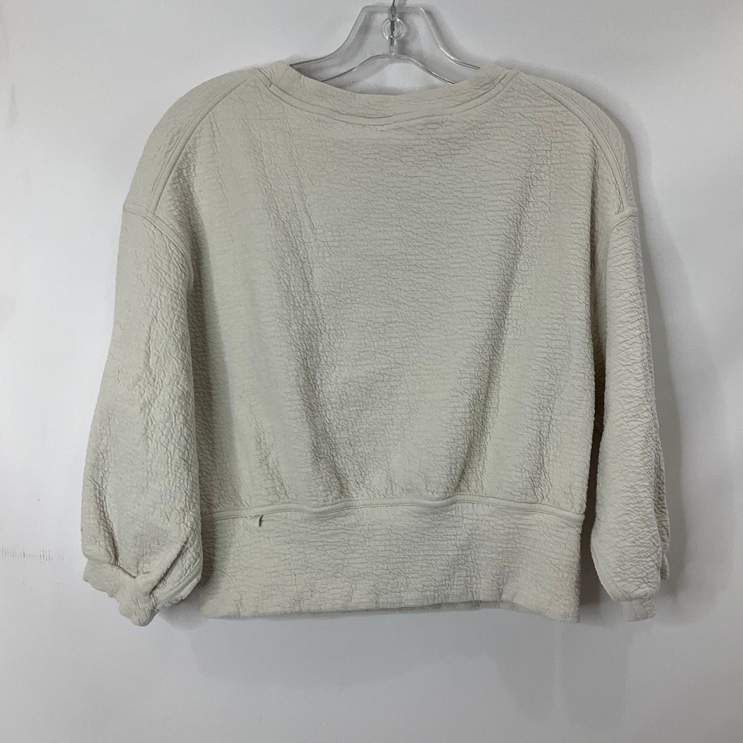 Cream Athletic Sweatshirt Crewneck Lululemon, Size 6