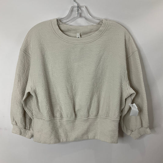 Cream Athletic Sweatshirt Crewneck Lululemon, Size 6