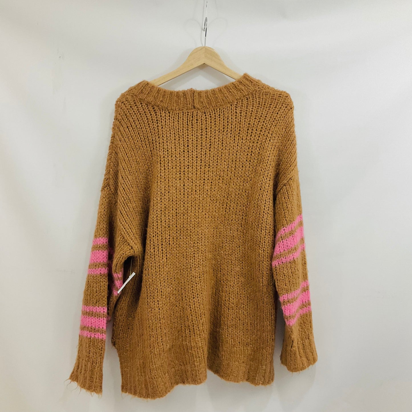 Sweater By Aerie In Brown & Pink, Size: S