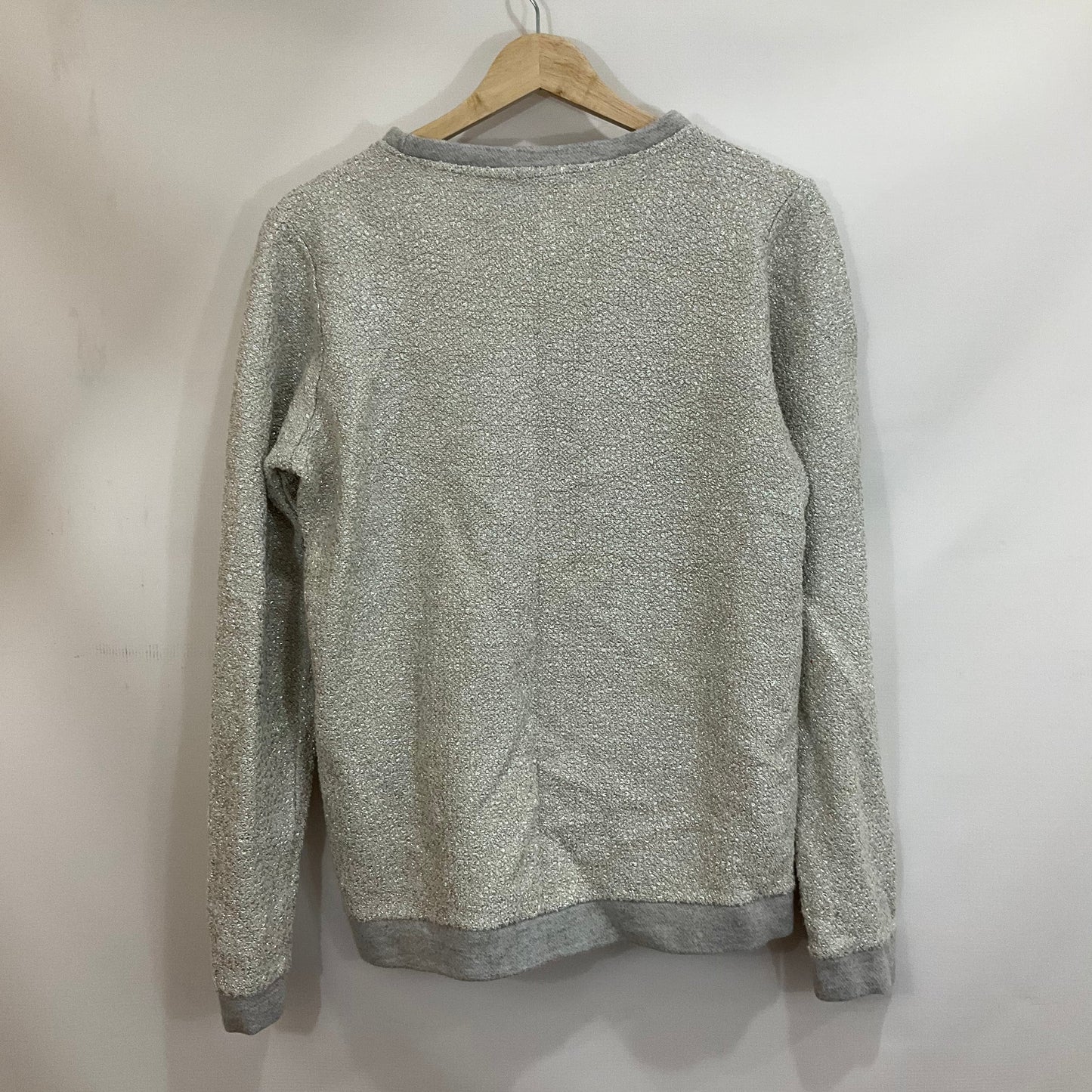 Sweatshirt Crewneck By Dolan Left Coast In Silver & Tan, Size: S