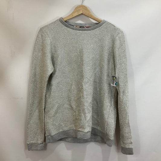 Sweatshirt Crewneck By Dolan Left Coast In Silver & Tan, Size: S