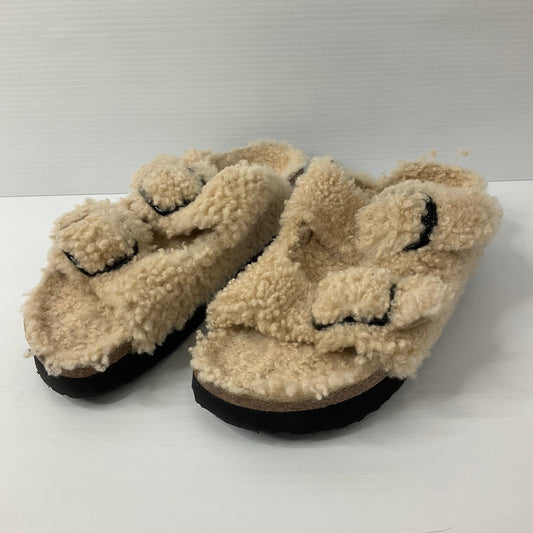 Tan Sandals Flats Birkenstock, Size 8