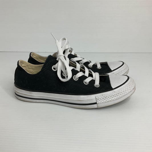 Black Shoes Sneakers Converse, Size 6