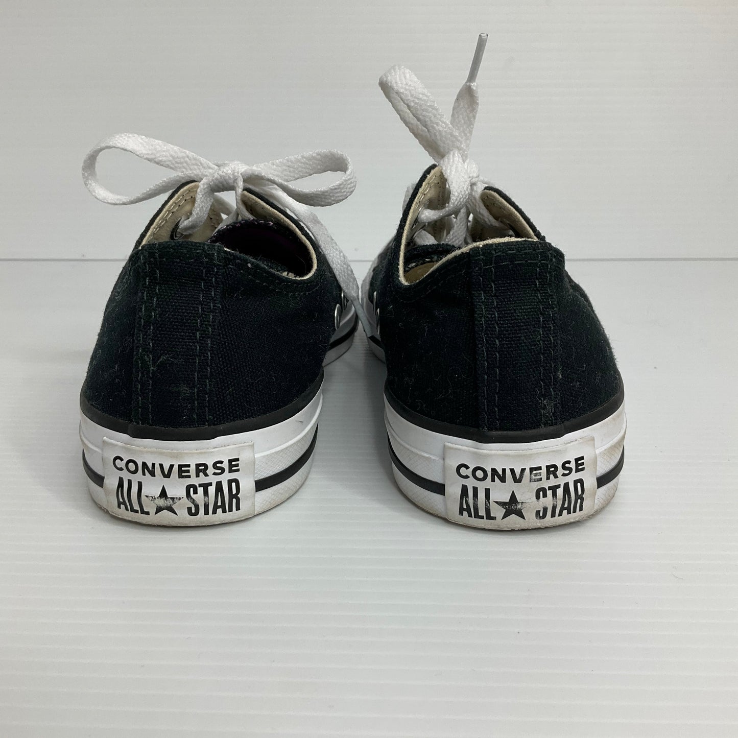 Black Shoes Sneakers Converse, Size 6
