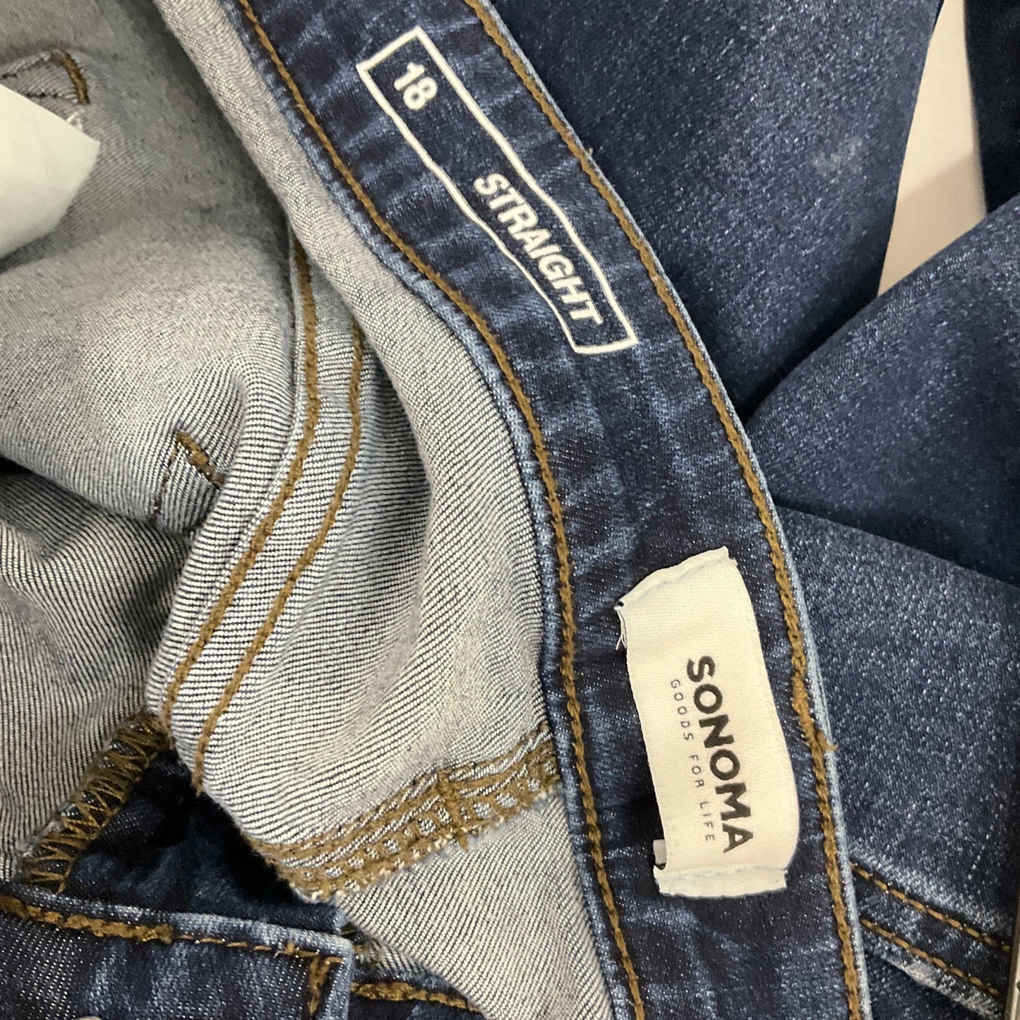 Jeans Straight By Sonoma  Size: 18