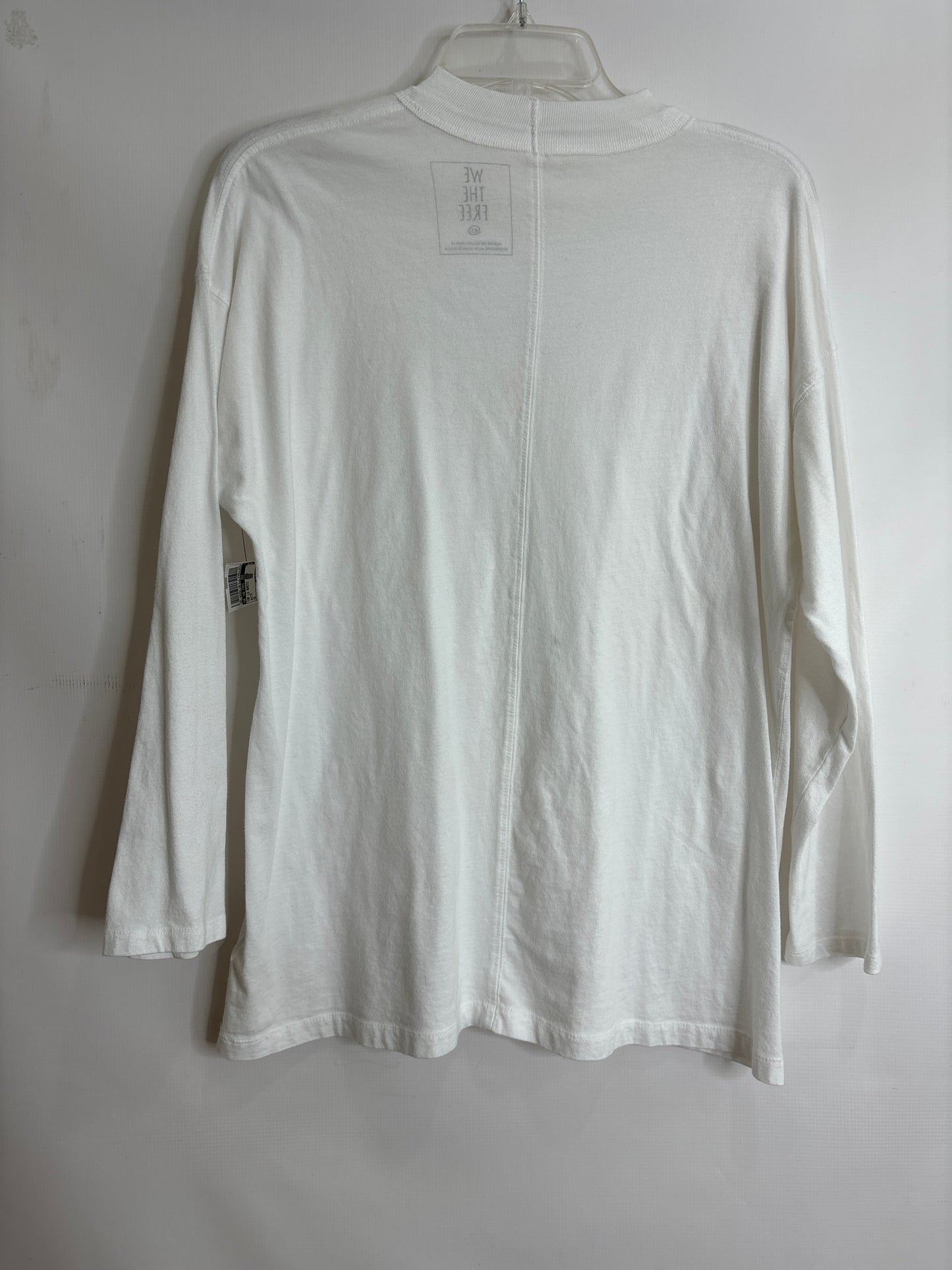 White Top Long Sleeve Basic We The Free, Size Xs