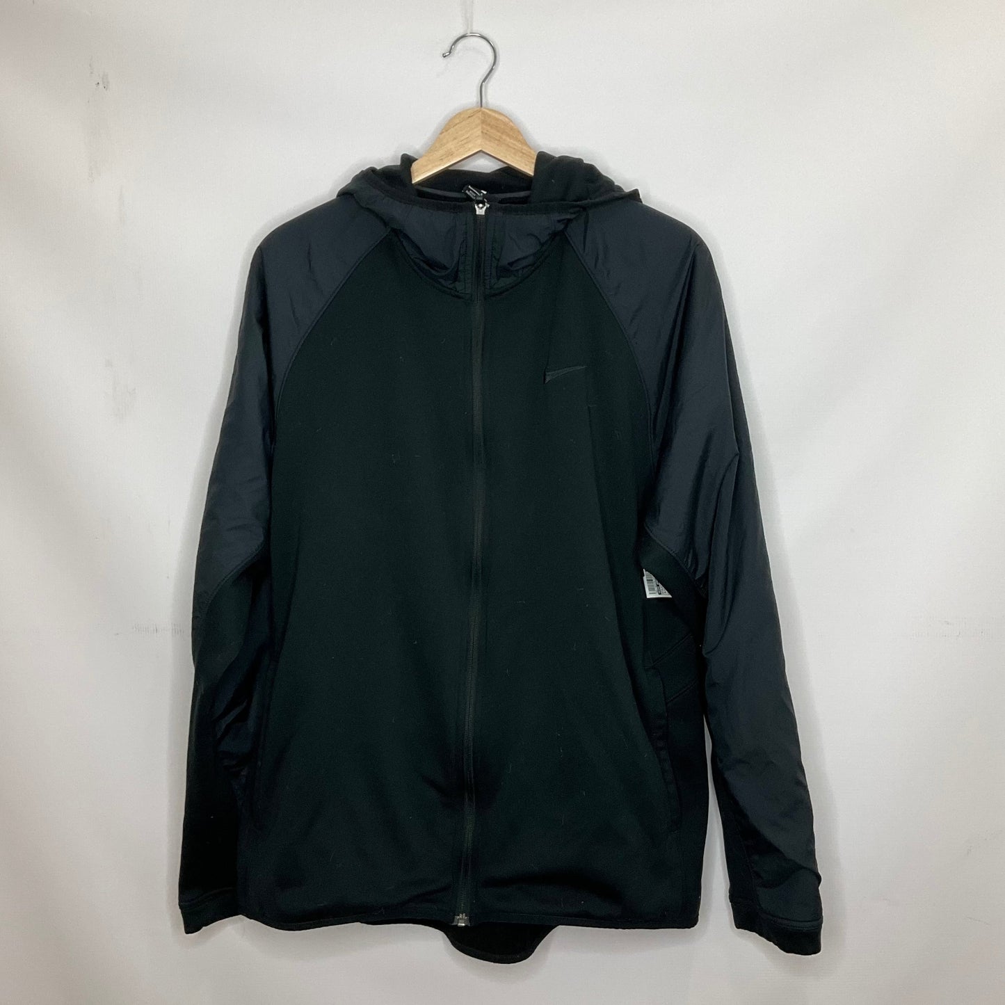 Black Athletic Jacket Nike Apparel, Size L