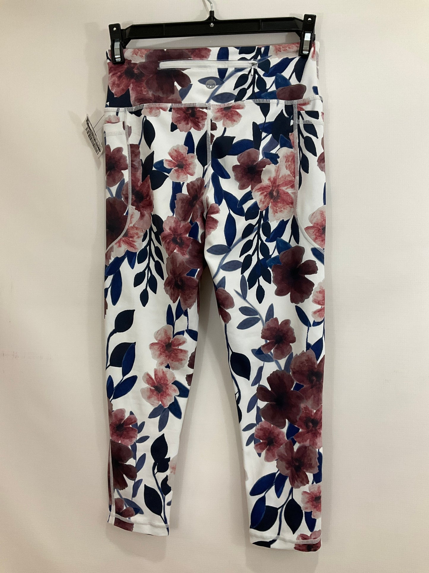 Floral Print Athletic Leggings Clothes Mentor, Size Xs