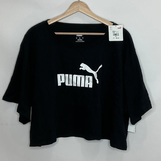 Black Top Short Sleeve Puma, Size 3x