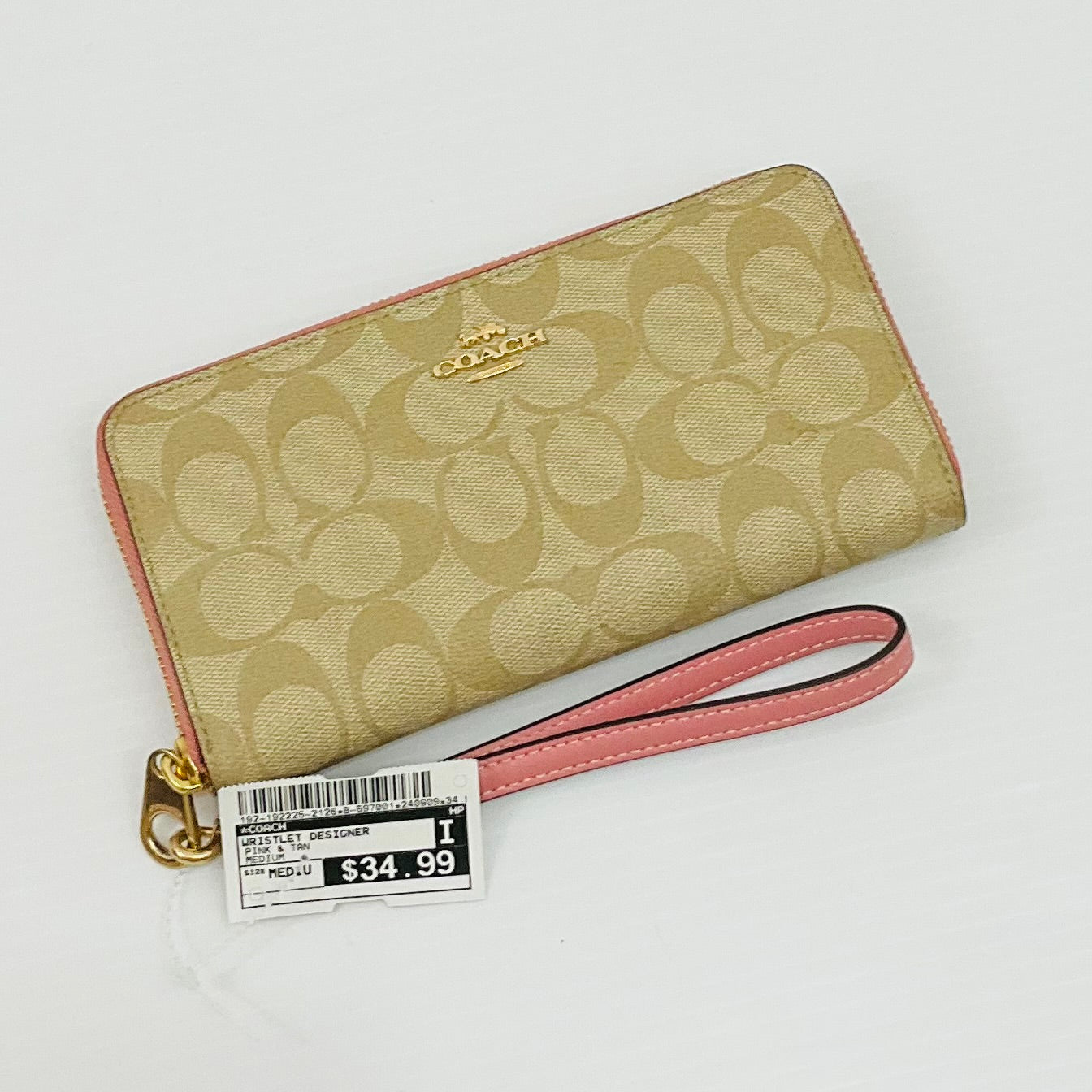 Wristlet Designer By Coach, Size: Medium