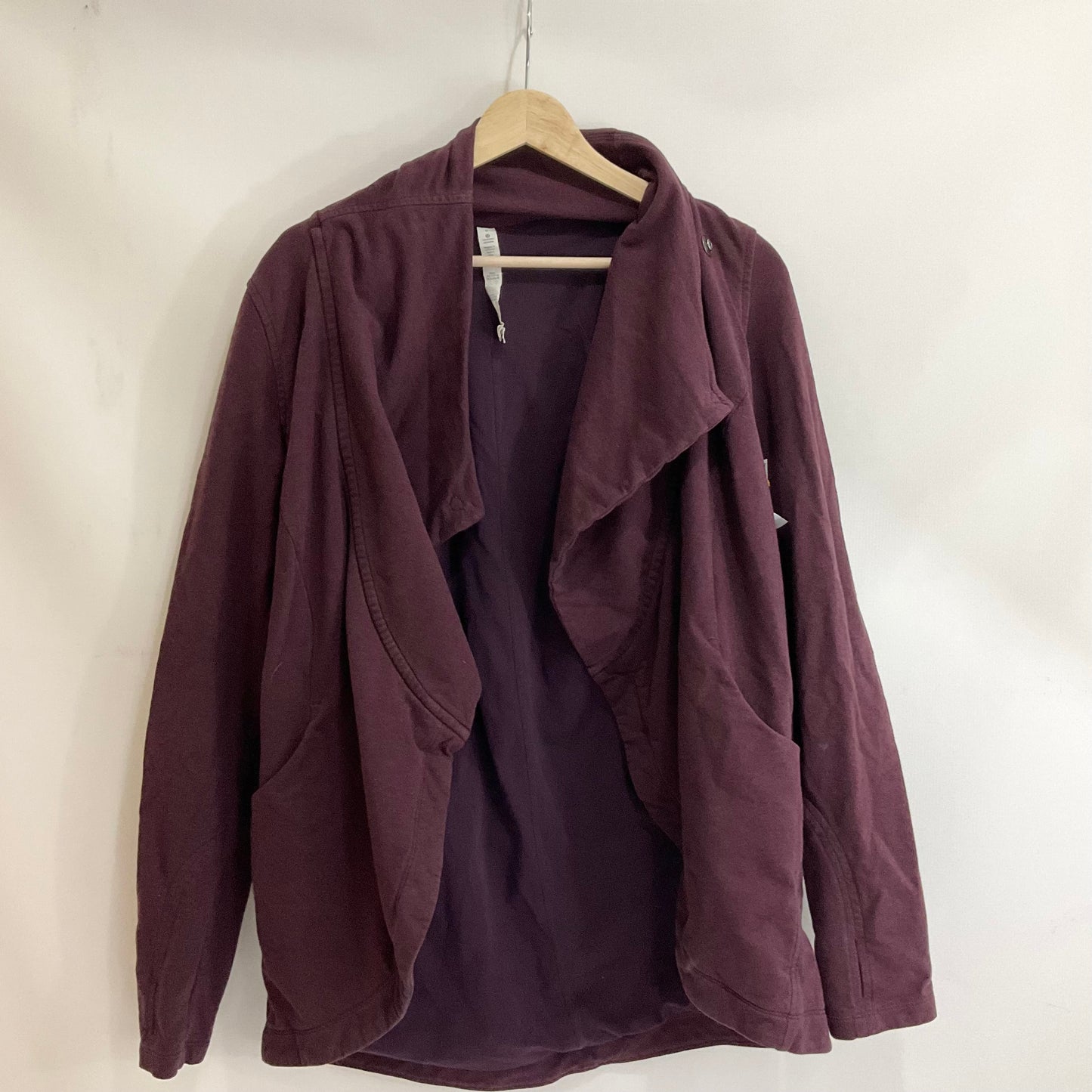 Athletic Jacket By Lululemon In Purple, Size: 6