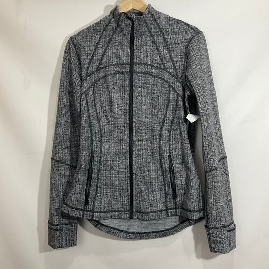 Athletic Jacket By Lululemon In Grey, Size: 12