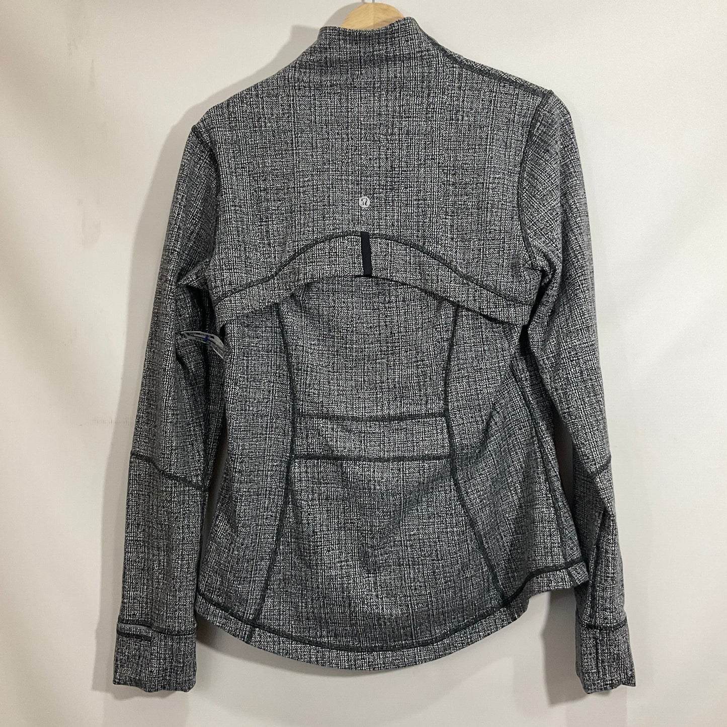 Athletic Jacket By Lululemon In Grey, Size: 12