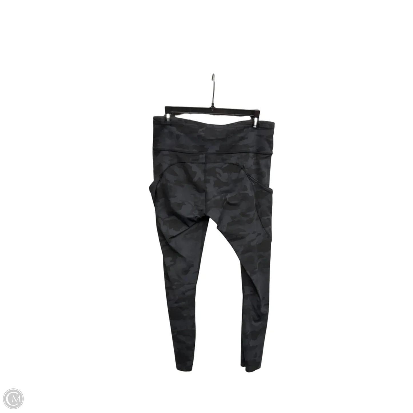 Athletic Leggings By Lululemon In Camouflage Print, Size: 10