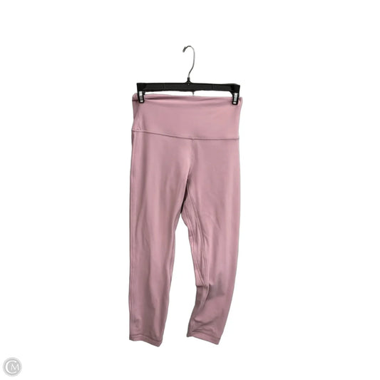 Athletic Leggings By Lululemon In Pink, Size: 6