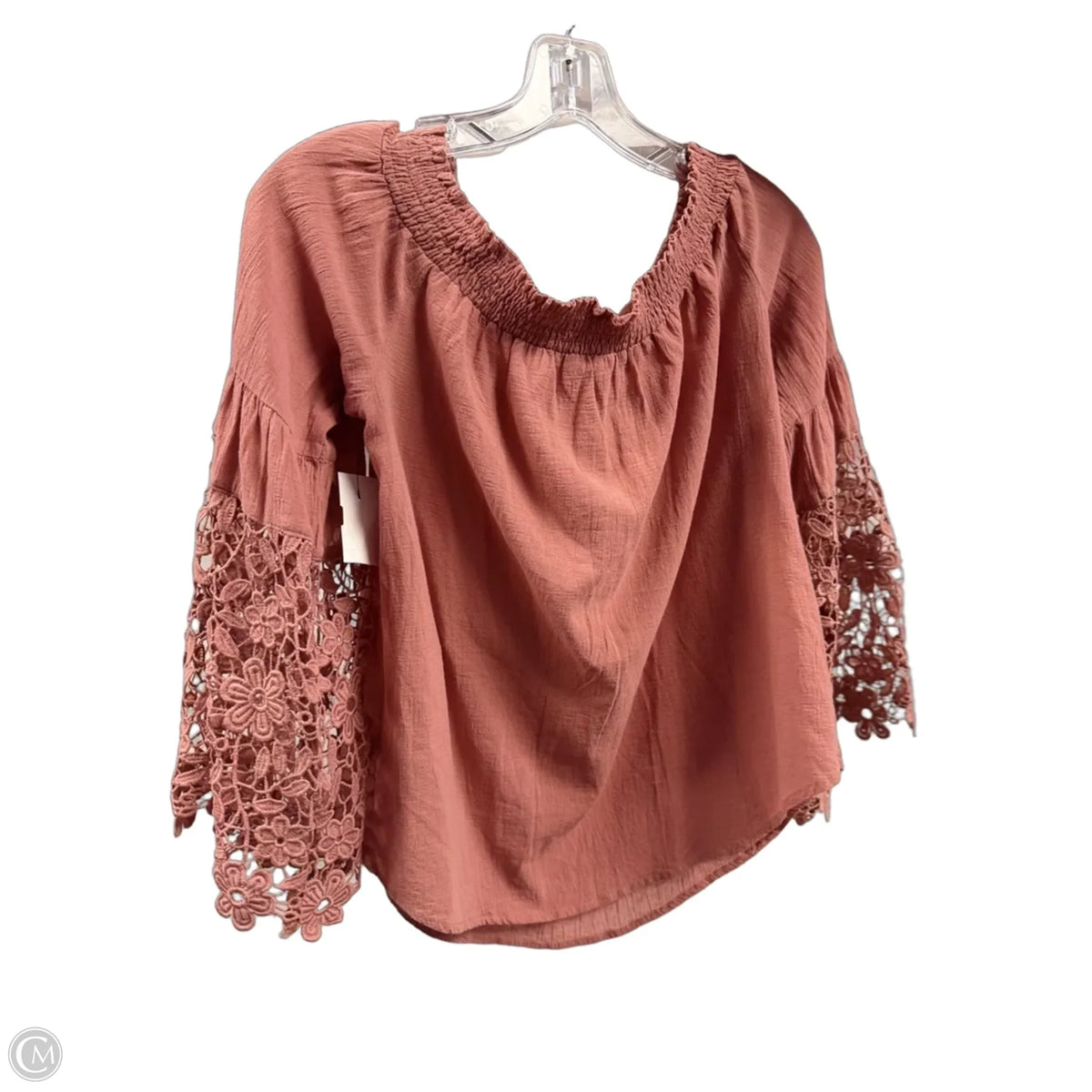 Top Long Sleeve By Listicle In Pink, Size: S