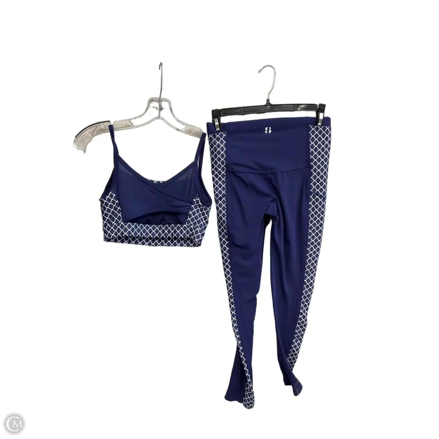 Athletic Pants 2pc By Clothes Mentor In Navy, Size: Xs