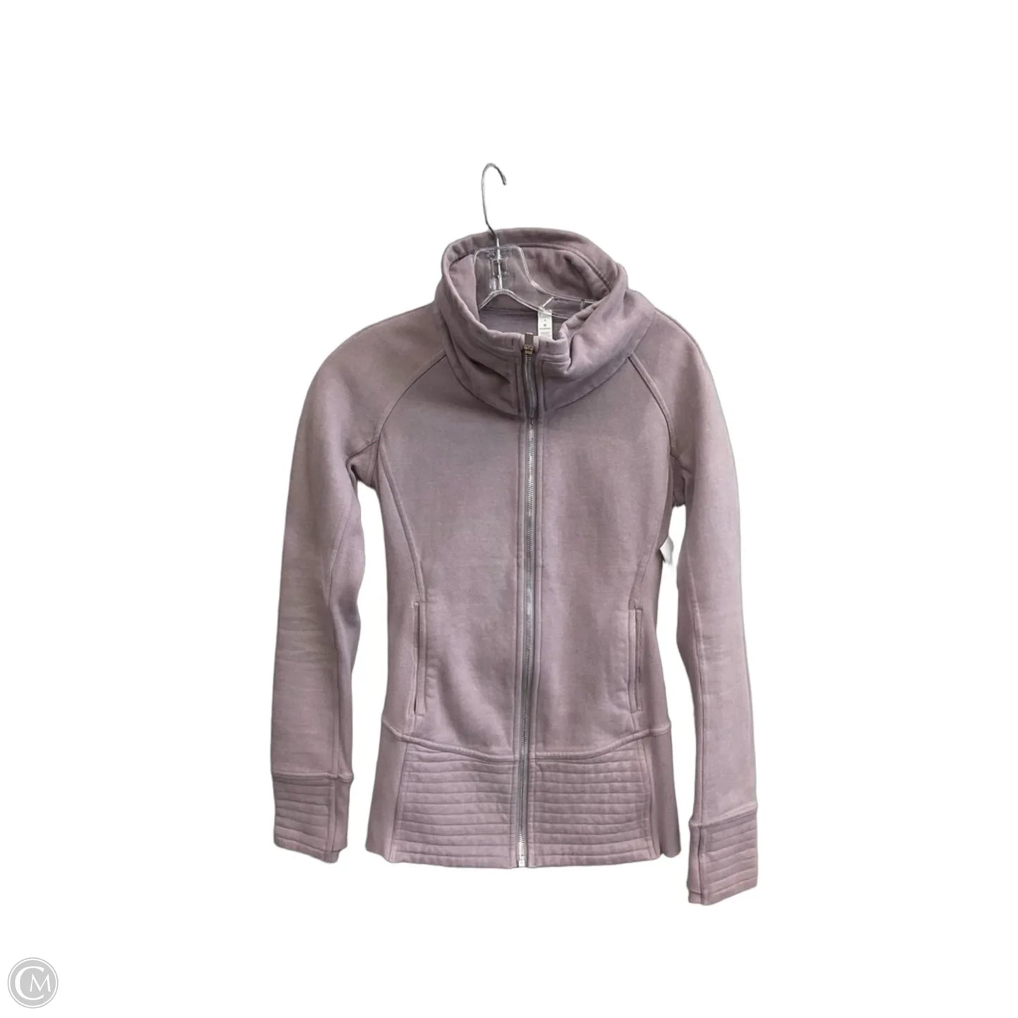 Athletic Jacket By Lululemon In Purple, Size: 4