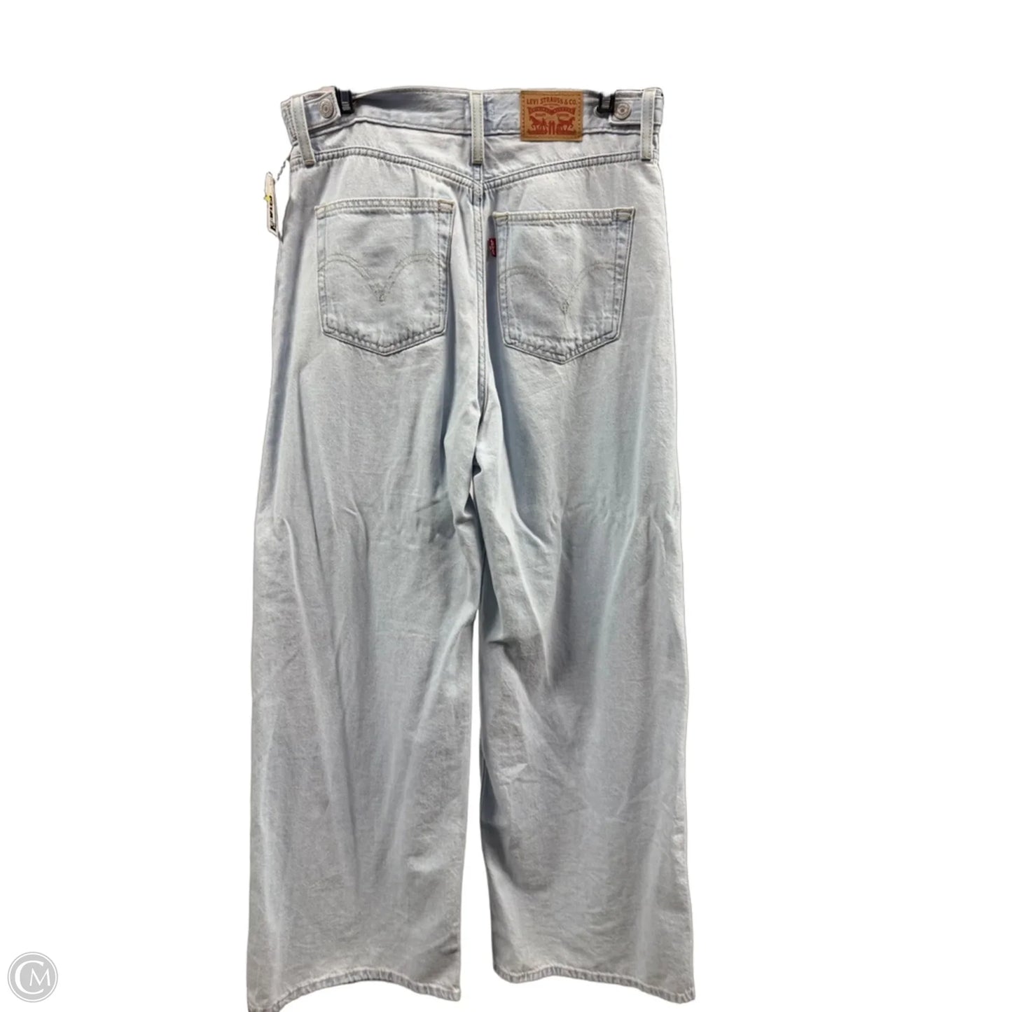 Jeans Straight By Levis In Blue Denim, Size: 8