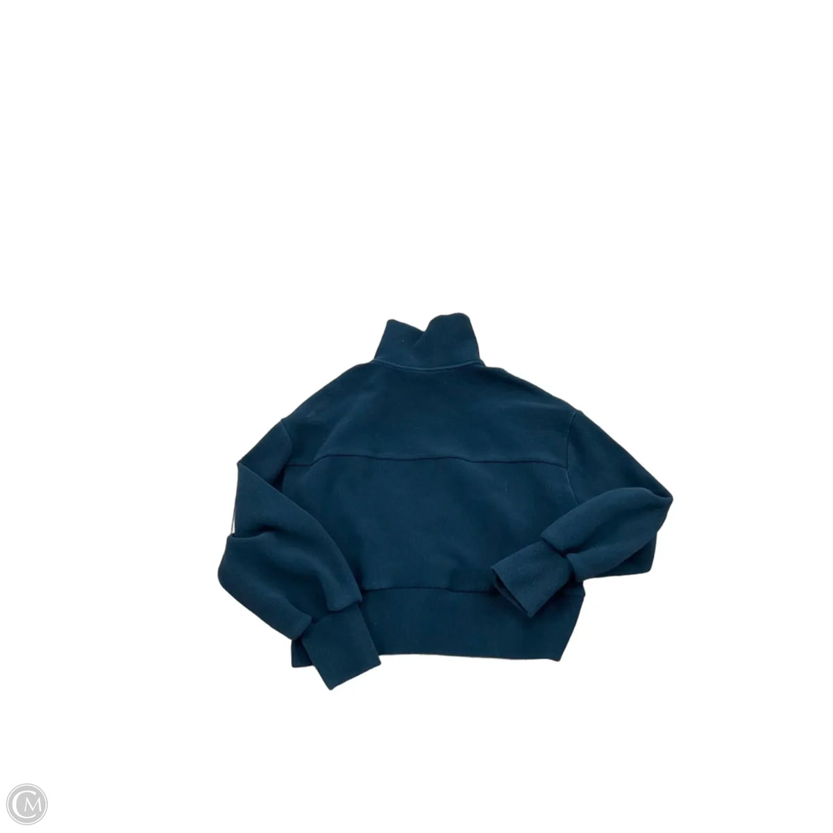 Sweatshirt Collar By Varley In Grey, Size: S