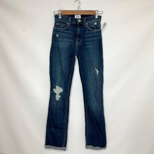 Blue Denim Jeans Straight Hudson, Size 0