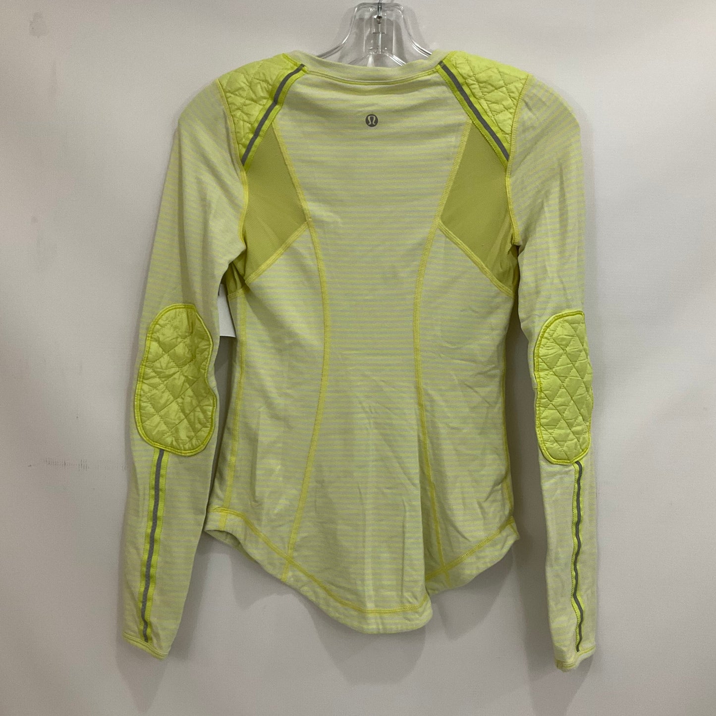 Yellow Athletic Top Long Sleeve Crewneck Lululemon, Size 4