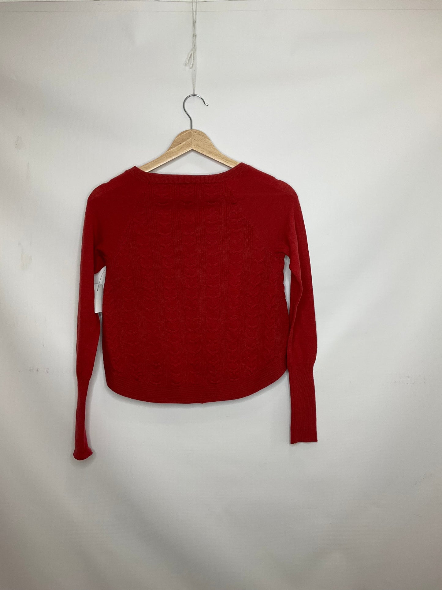 Red Sweater Anthropologie, Size Xs