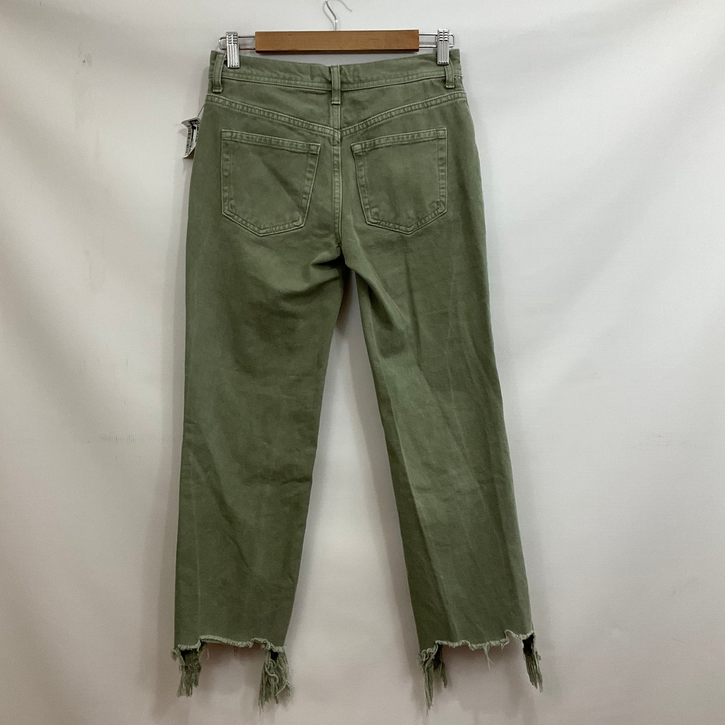 Jeans Straight By We The Free In Green Denim, Size: 0