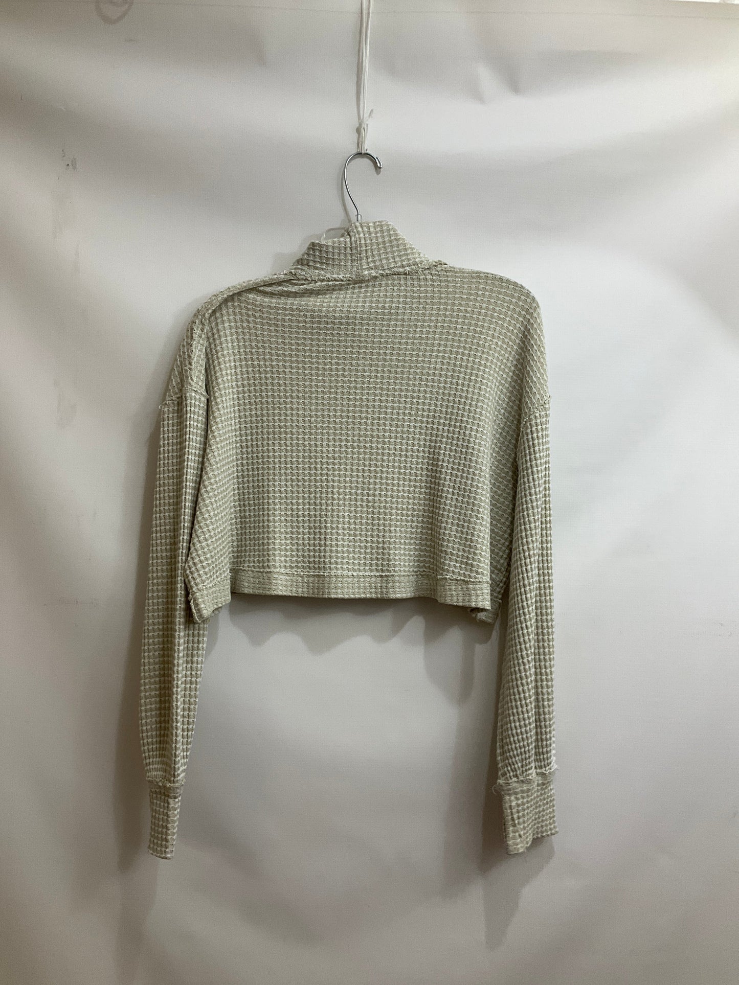 Top Long Sleeve By Free People In Green, Size: M