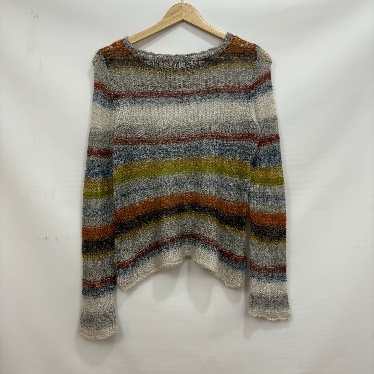 Sweater By Moth In Striped Pattern, Size: M