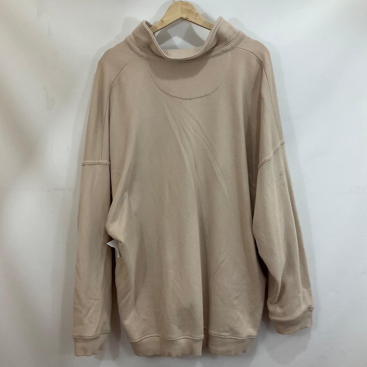 Sweatshirt Collar By Aerie In Tan, Size: L