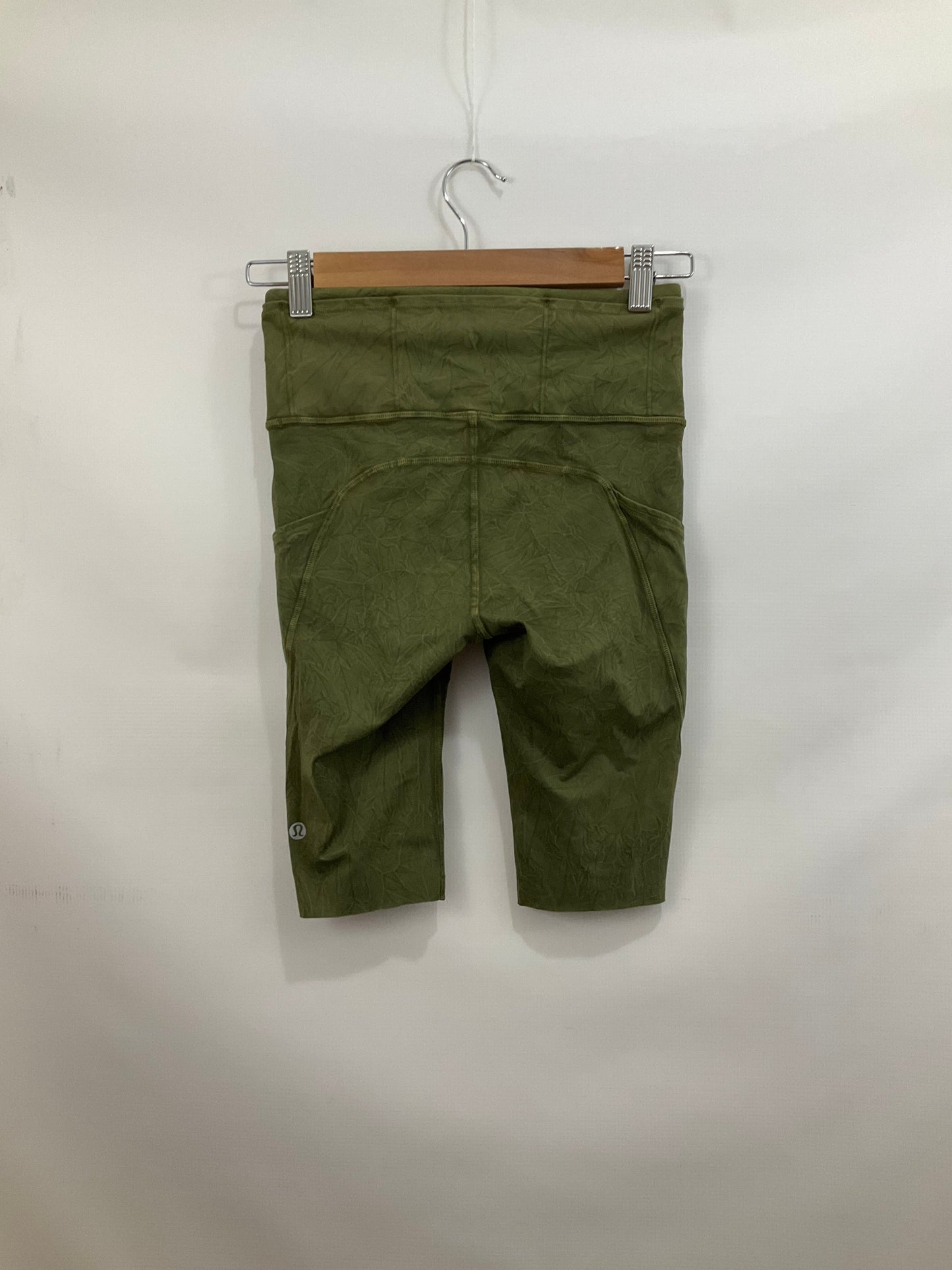 Athletic Shorts By Lululemon In Green, Size: 4