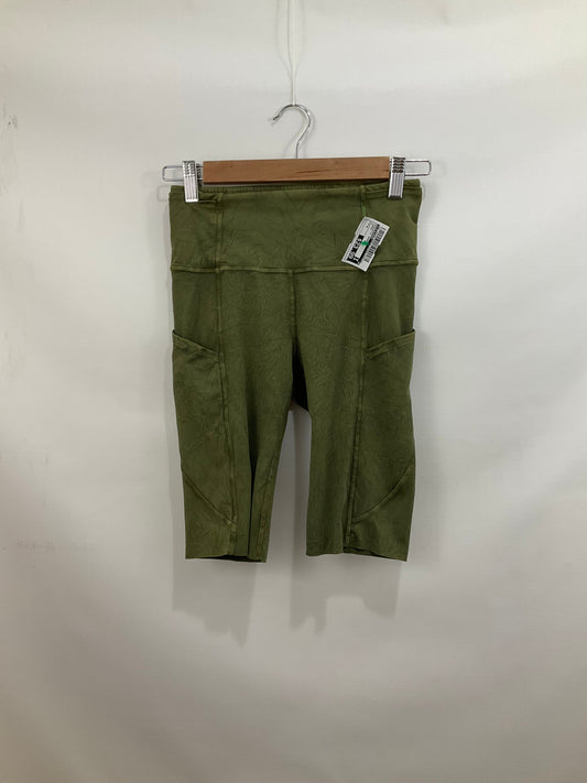 Athletic Shorts By Lululemon In Green, Size: 4