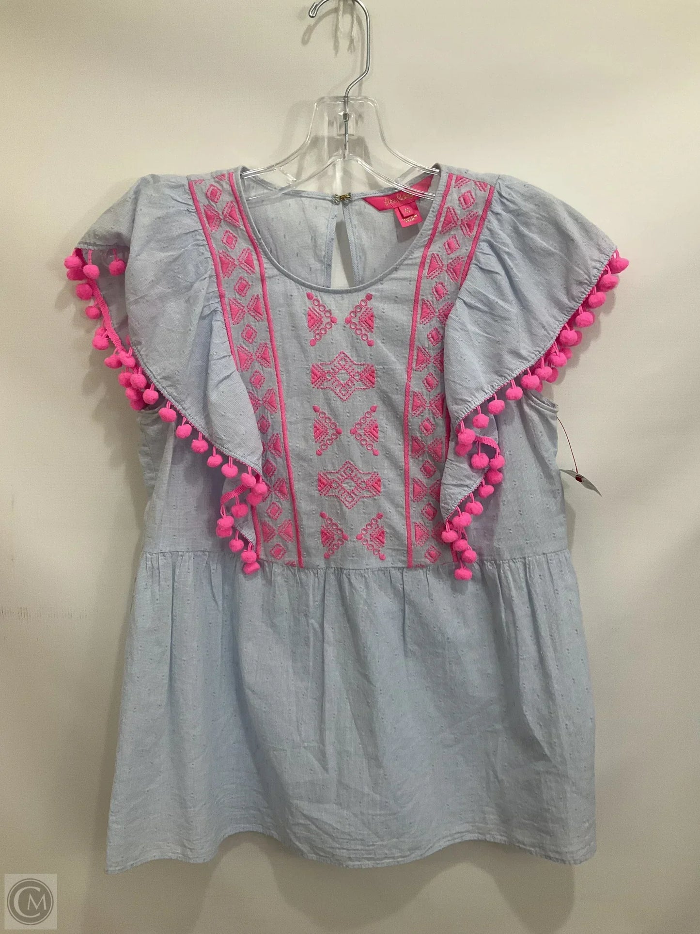 Top Sleeveless Designer By Lilly Pulitzer In Pink, Size: Xs