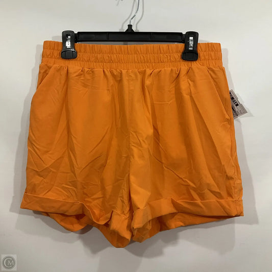 Athletic Shorts By Mono B In Orange, Size: L