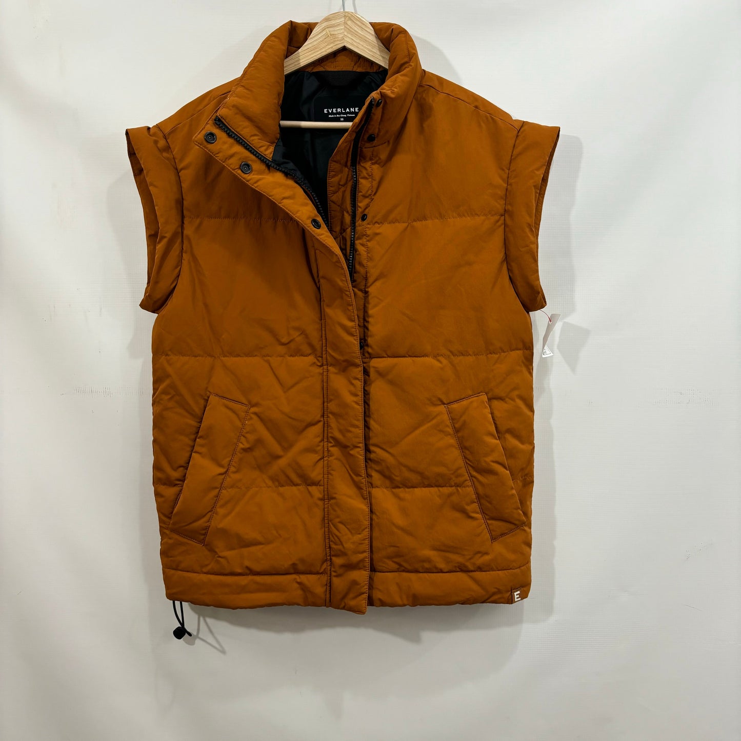 Vest Puffer & Quilted By Everlane In Orange, Size: Xs