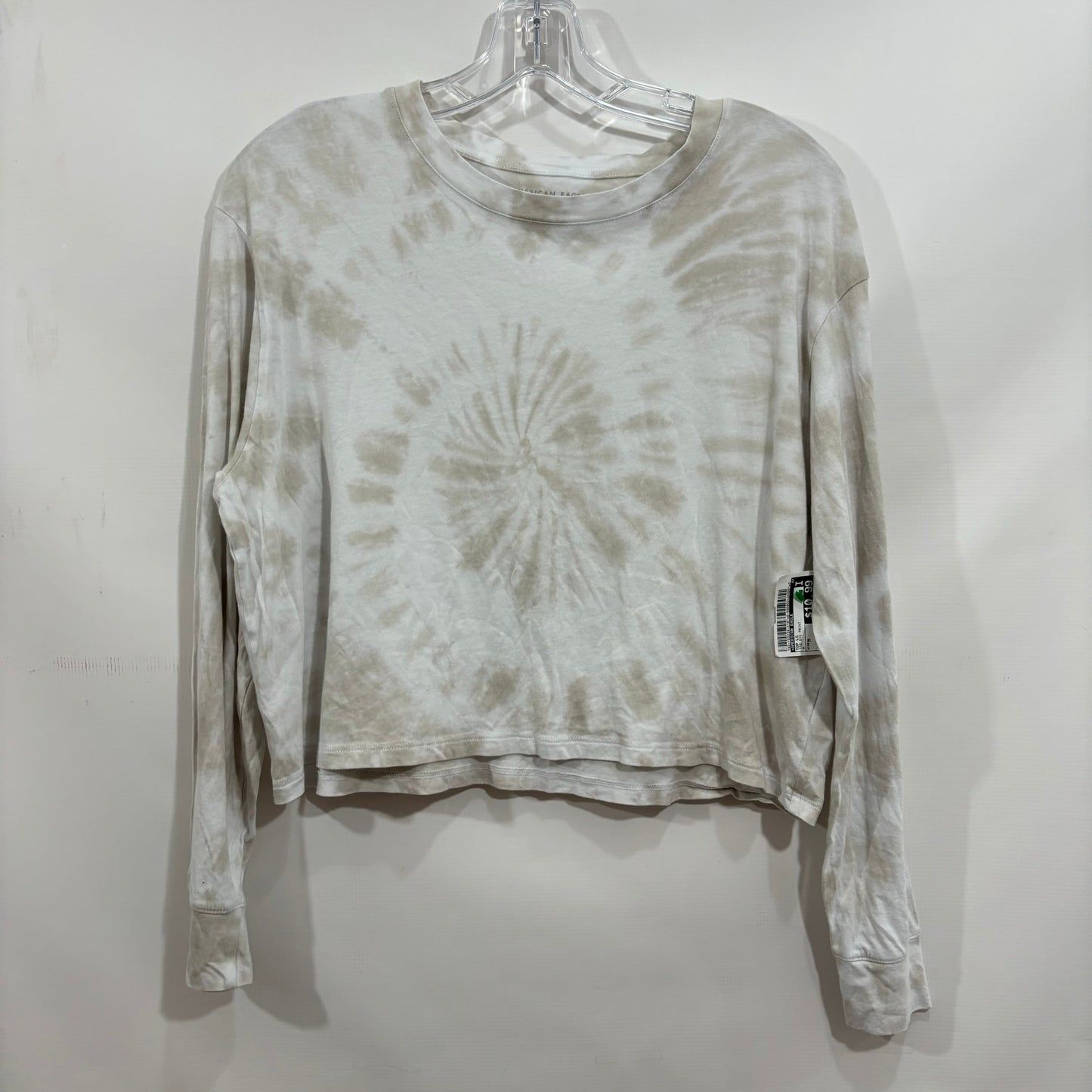 Top Long Sleeve By American Eagle In Tie Dye Print, Size: M