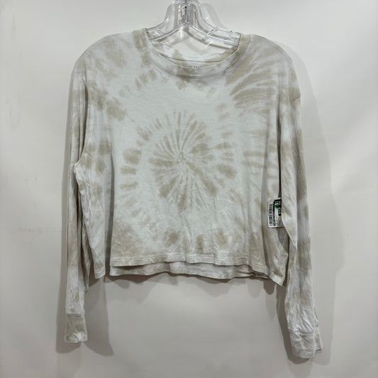 Top Long Sleeve By American Eagle In Tie Dye Print, Size: M