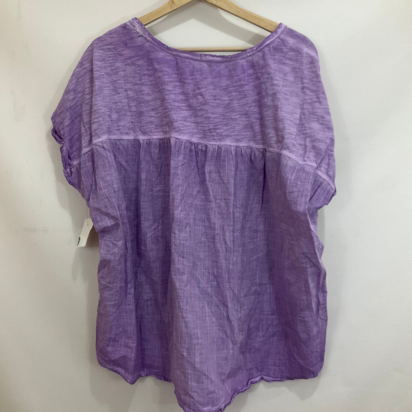 Top Short Sleeve By Pilcro In Purple, Size: Xl