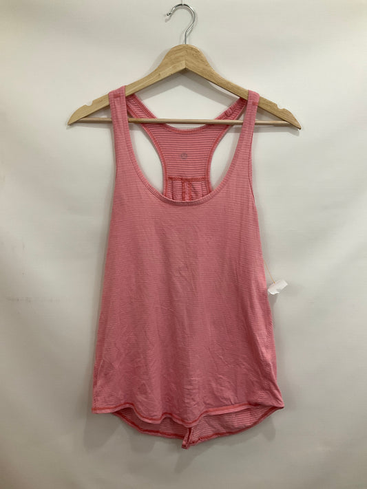 Athletic Tank Top By Lululemon In Pink, Size: 4