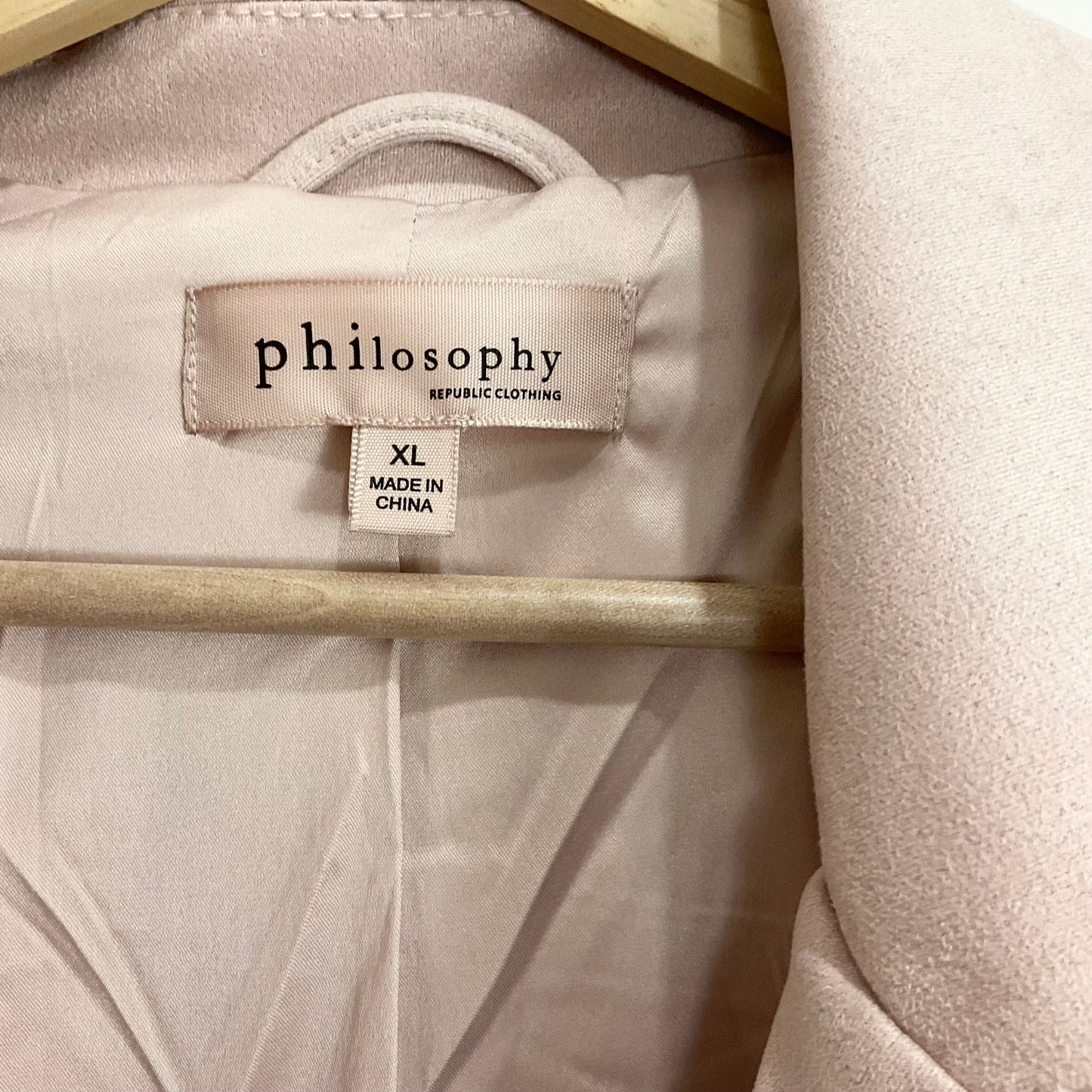 Jacket Moto By Philosophy In Pink, Size: Xl