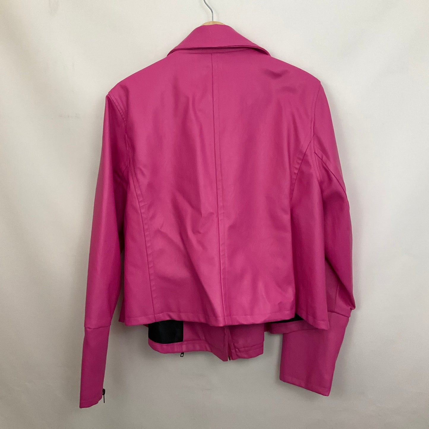 Jacket Moto By Eloquii In Pink, Size: 18