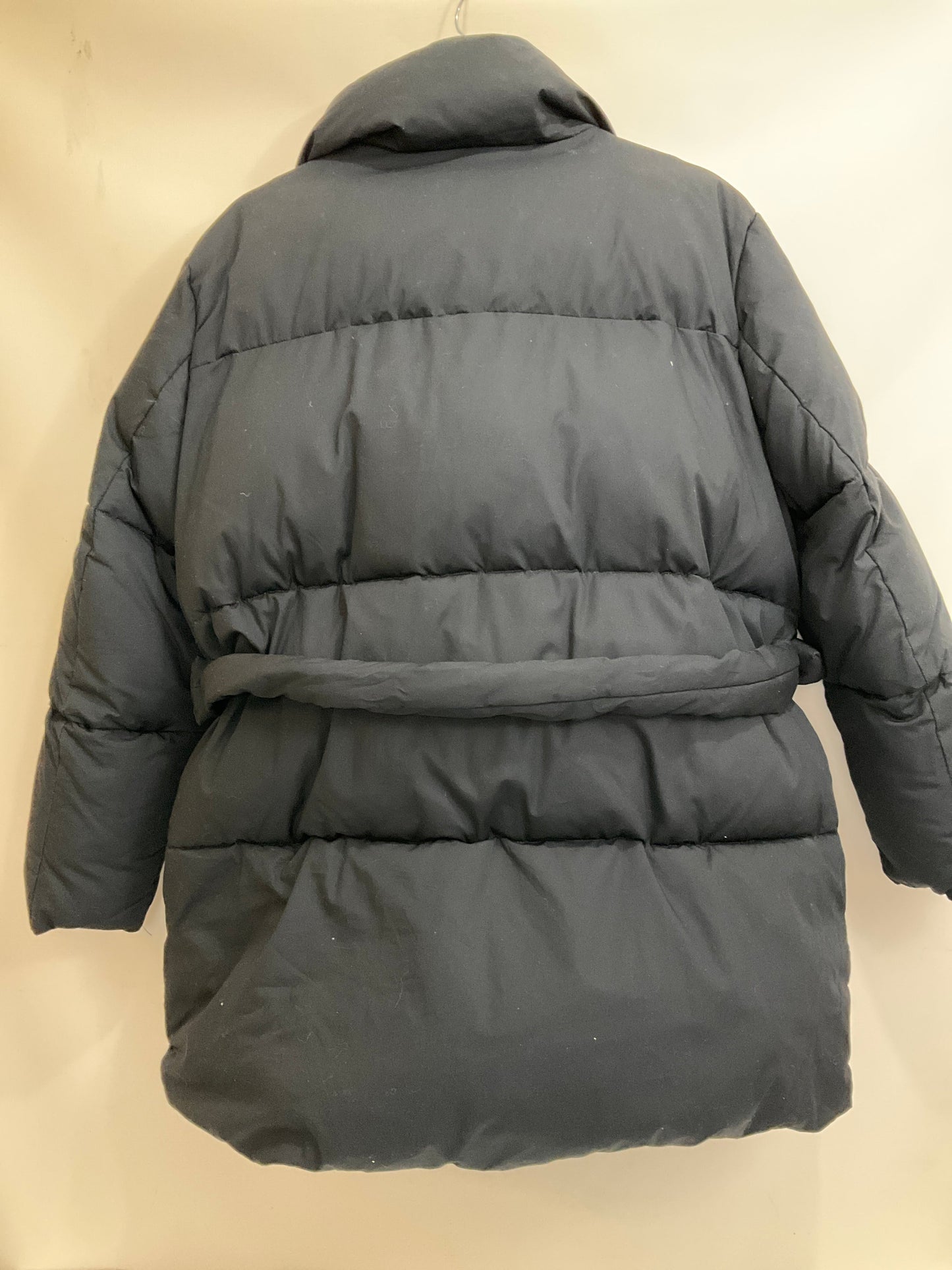 Coat Puffer & Quilted By Calvin Klein In Navy, Size: M