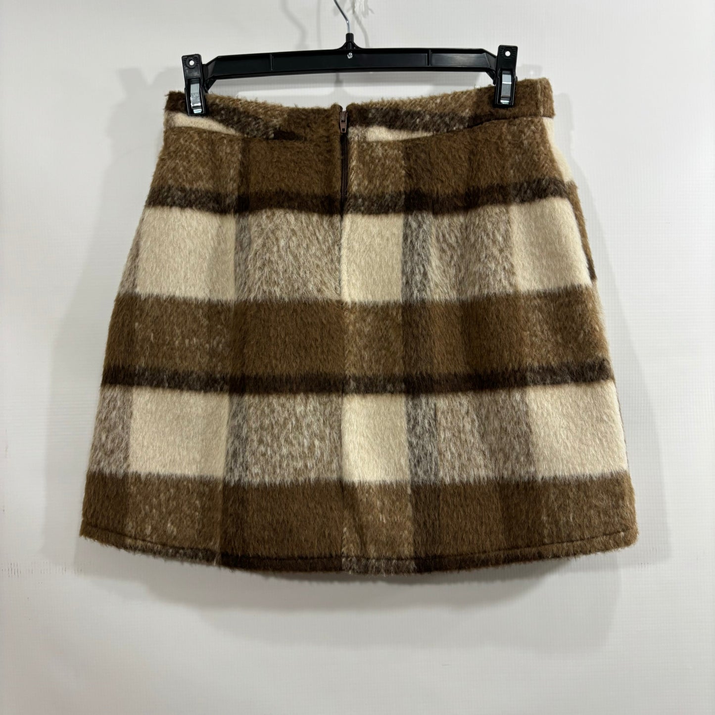 Skirt Mini & Short By Blue Rain In Plaid Pattern, Size: Xs