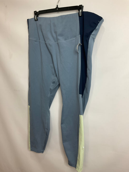 Blue Athletic Leggings Nike Apparel, Size 2x