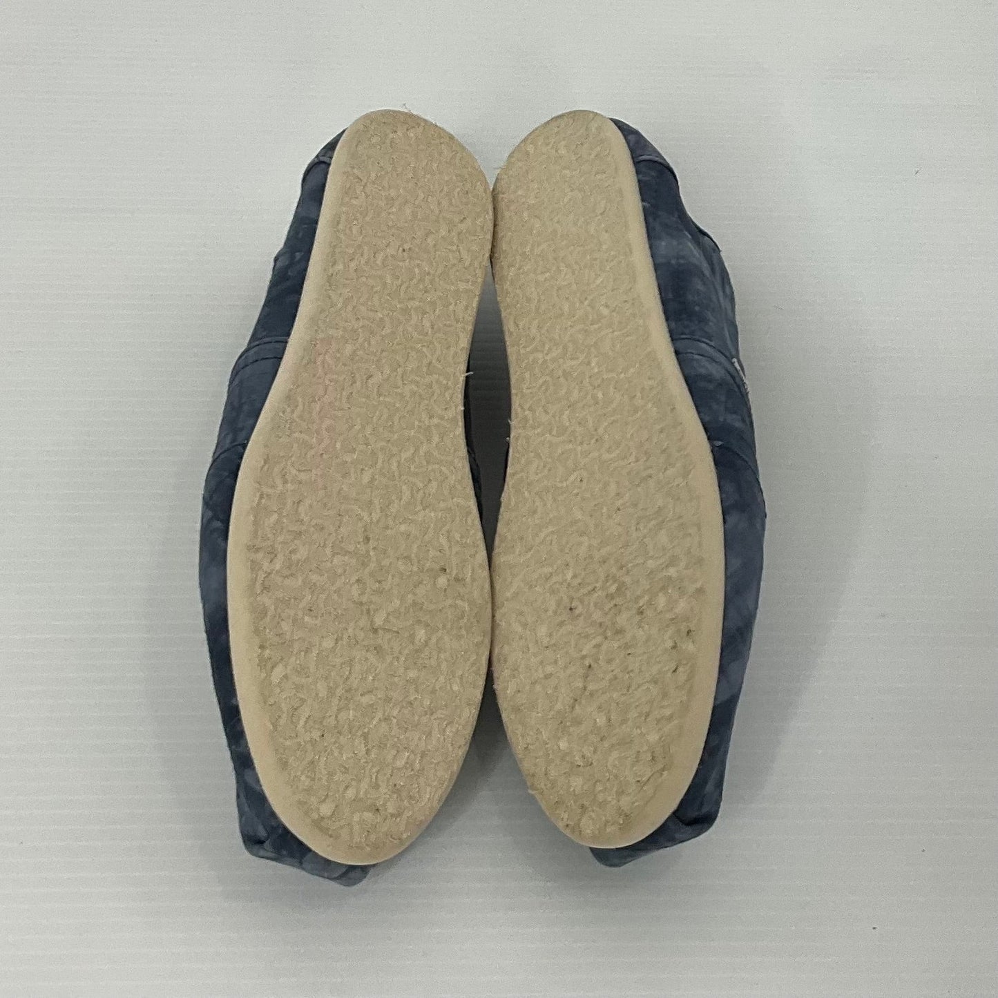 Navy Shoes Flats Toms, Size 7.5