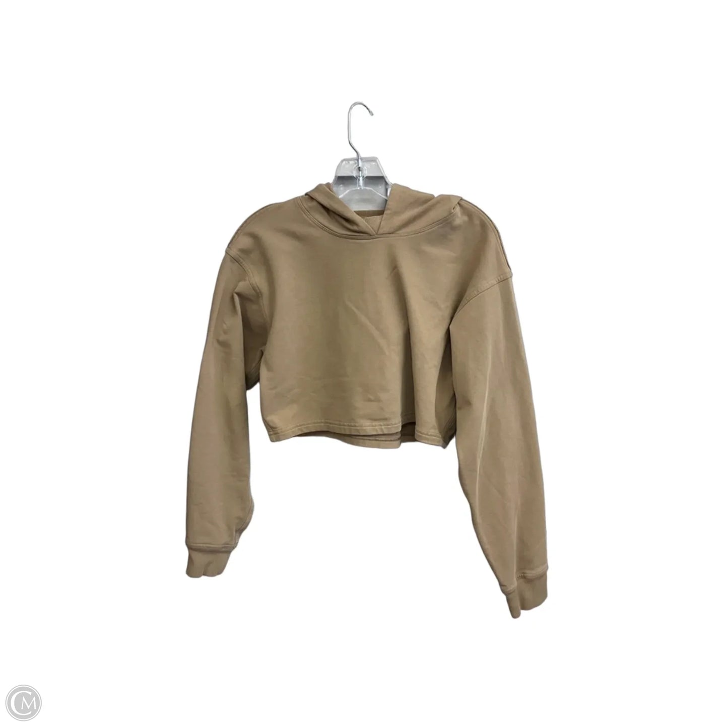 Athletic Sweatshirt Hoodie By Lululemon In Brown, Size: 6